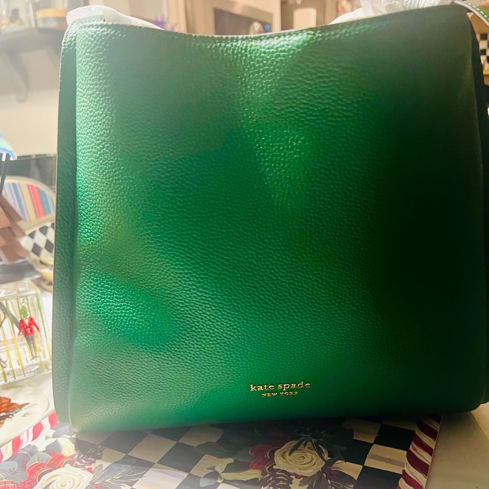 Kate Spade Emerald Green Shoulder Bag - Picture 3 of 7